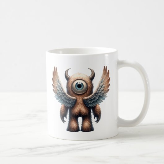 MacGregor - Whimsical One-mit Augen Monster-Tasse Kaffeetasse (Rechts)