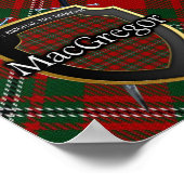 MacGregors Ansammlung Clan Tartan Print Poster (Ecke)