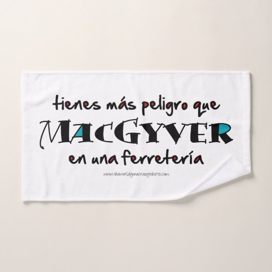 MacGyver en una ferretería Badhandtuch Set (Handtuch)