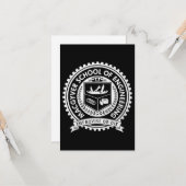 MACGYVER SCHULE FÜR INGENIEURE KARTE (Vorderseite/Rückseite Beispiel)