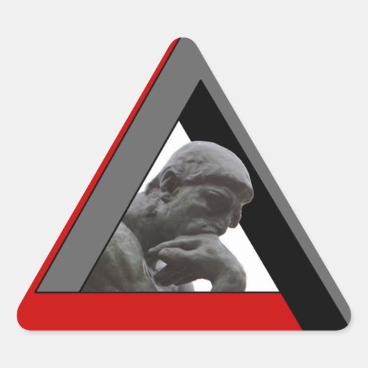 MacGyvers Co. Dreieckiger Aufkleber (Vorderseite)