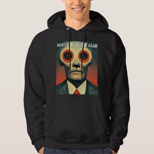 Mach 1984 wieder Fiktion Pullover Hoodie (Vorderseite)
