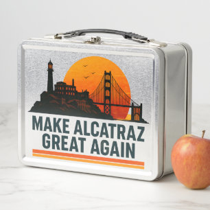Mach Alcatraz wieder großartig Lustig Metall Brotdose