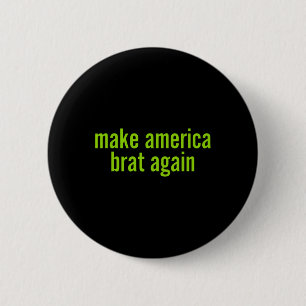 Mach Amerika Brat Wieder Kamala 2024 Trump Parodie Button