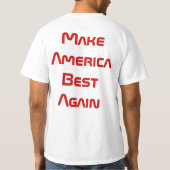 Mach Amerika groß T-Shirt (Rückseite)