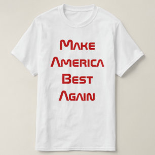 Mach Amerika groß T-Shirt