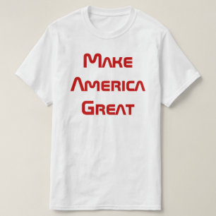 Mach Amerika groß T-Shirt