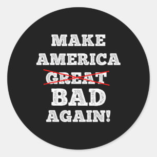 Mach Amerika wieder byd lustig Trump Sagt Frohe 4t Runder Aufkleber