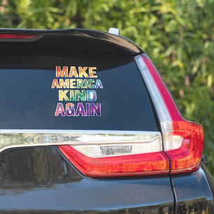 Mach Amerika wieder freundlich Regenbogen LGBTQ Sc Aufkleber