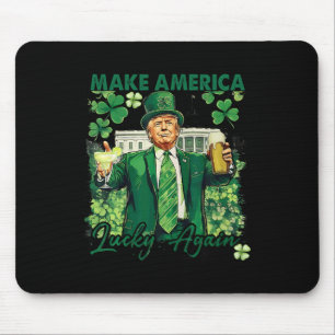 Mach Amerika wieder Glücklich Lustiger Trump St Pa Mousepad