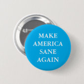 "MACH AMERIKA WIEDER NORMAL" BUTTON (Vorne & Hinten)