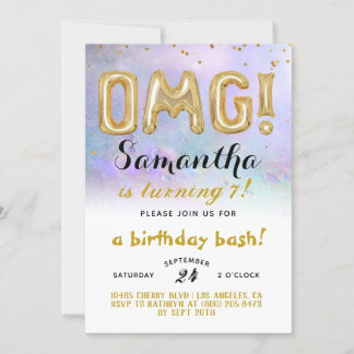 MACH! Birthday Confetti Einladung