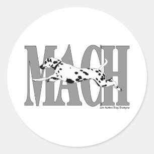MACH Dal Runder Aufkleber