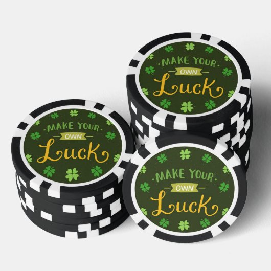 Mach Dein Eigenes Glück Pokerchip Pokerchips (Stapel)