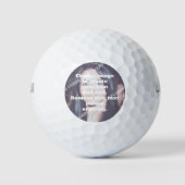 Mach dein eigenes! personalisiertes Foto! Golfball (Vorderseite)