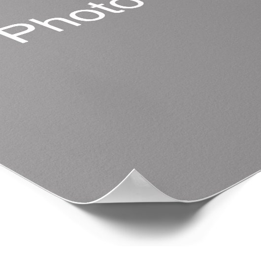 Mach dein eigenes Poster! Foto-/Kunstvorlage Poster (Ecke)