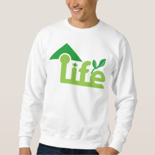 Mach dein Leben grüner für eine bessere Zukunft Sweatshirt