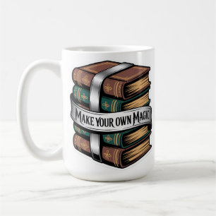 Mach deine eigenen Magiebücher der Magie Kaffeetasse