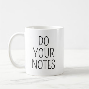 Mach deine Notizen Tasse, Therapeut Tasse, Geschen Kaffeetasse