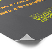 Mach deinen besten Kumpel! Poster (Ecke)