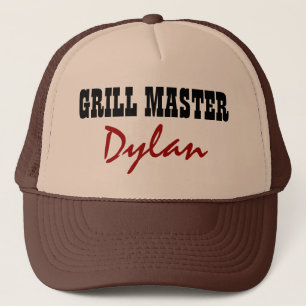 Mach deinen eigenen personalisierten Grillmeister Truckerkappe