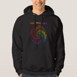 Mach Deinen Punkt-Tag Sieh Wohin Er Dich Führt Der Hoodie