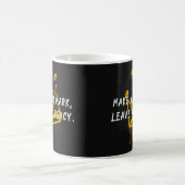 Mach deinen Stempel Graffiti-Krone Kaffeetasse (Mittel)