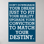 Mach deinen Traum nicht herunter Poster (Vorne)