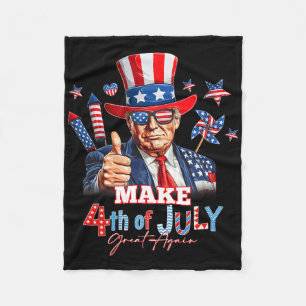 Mach den 4. Juli wieder großartig, patriotisches F Fleecedecke