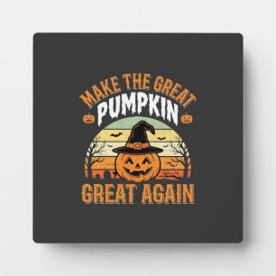 Mach den Kürbis wieder groß Halloween-Design_1 Fotoplatte