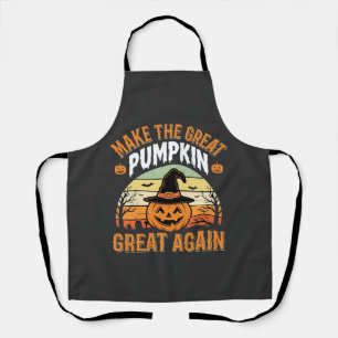 Mach den Kürbis wieder groß Halloween-Design_1 Schürze