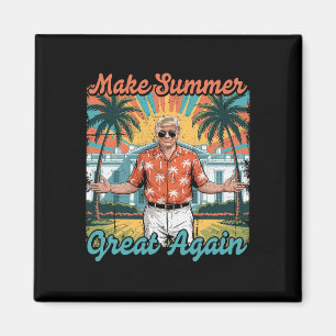 Mach den Sommer wieder großartig, lustiger Donald  Magnet