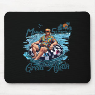 Mach den Sommer wieder großartig Trump Urlaub Hawa Mousepad