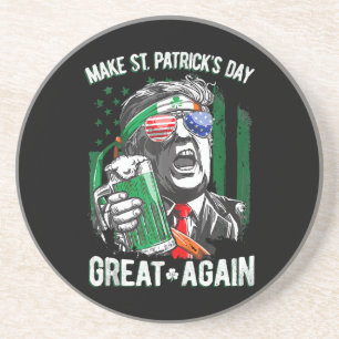 Mach den St. Patrick's Day wieder großartig, lusti Getränkeuntersetzer
