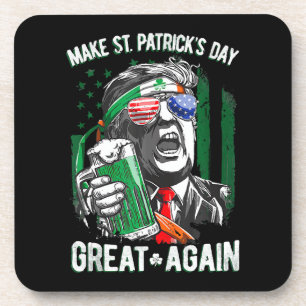 Mach den St. Patrick's Day wieder großartig, lusti Getränkeuntersetzer