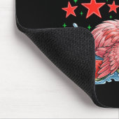 Mach den Wassermelonen-Crawl Lustiger Flamingo Cow Mousepad (Ecke)
