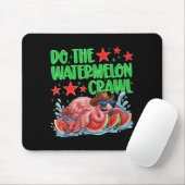 Mach den Wassermelonen-Crawl Lustiger Flamingo Cow Mousepad (Mit Mouse)