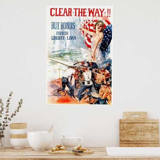 Mach den Weg frei! -Poster Poster (Küche)