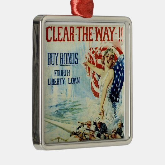 Mach den Weg frei! - Viertes Darlehen für die Frei Silbernes Ornament (Rechts)