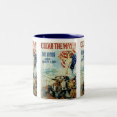 Mach den Weg frei! - Viertes Darlehen für die Frei Zweifarbige Tasse (Mittel)