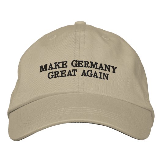 Mach Deutschland wieder groß Hut (Vorderseite)