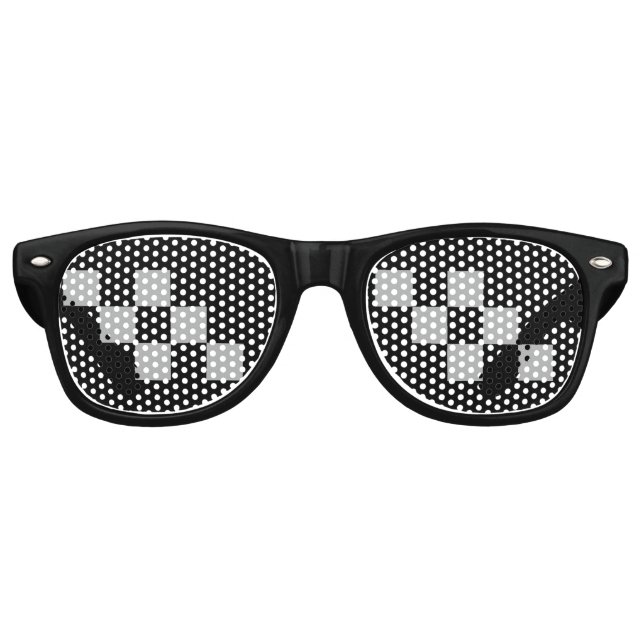 Mach dich damit ab! Feier Sonnenbrille (Vorderseite)