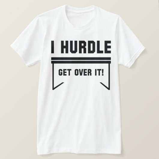 Mach dich davon! T-Shirt (Design vorne)