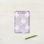 Mach dich dran! post-it klebezettel (Auf Schreibtisch)