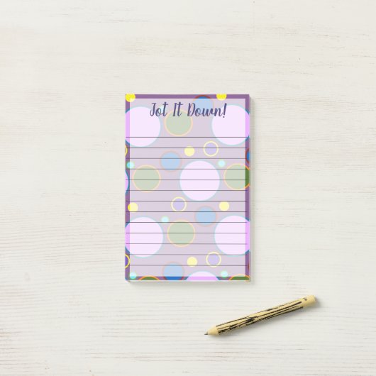 Mach dich dran! post-it klebezettel (Auf Schreibtisch)