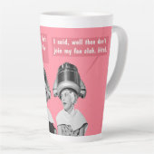 Mach dich nicht in meinen Fanclub ein, dann Milchtasse (Rechte Ecke)