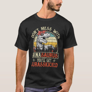 Mach dich nicht mit Ninasaurus zusammen, du wirst  T-Shirt