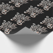Mach dich selbst glücklich geschenkpapier (Ecke)