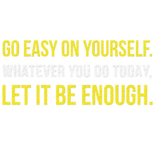 Mach dich selbst leicht T-Shirt