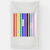 Mach dich stolz Regenbogen-Redaktion Pride 2026 Banner (Vertikal)